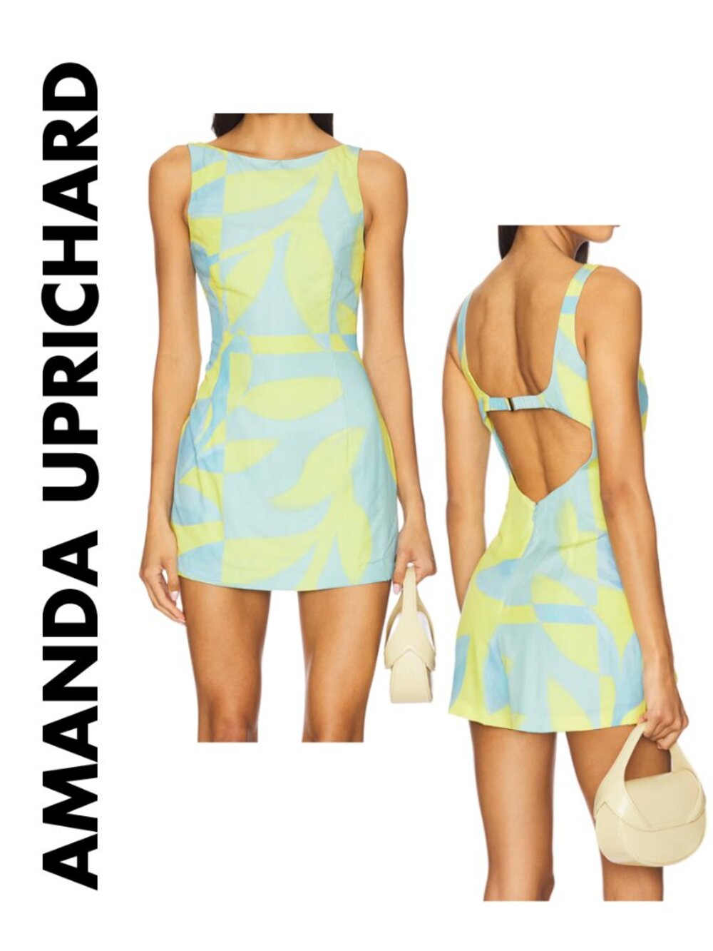 Amanda Uprichard Francie Romper Echo Print Size XS